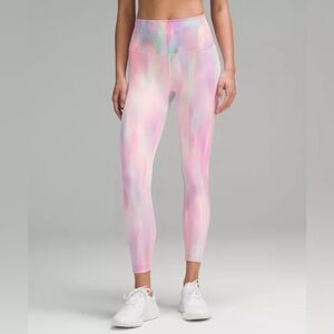 Lululemon Wunder Train Psychedelic Wash Multi Size 14